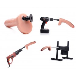 10 Inch Cock Lock Dildo with Balls